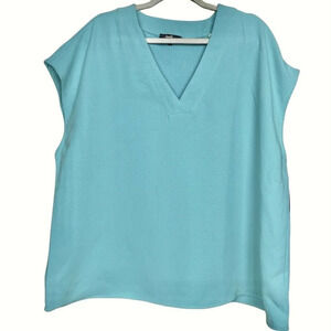 Angels Forever Young Plus Size Top Stillwater Blue 2X NWT